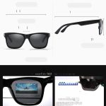 New Square Polarized Sunglasses Cat.3 CE
