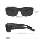 Lightweight TR90 Polarized Sunglasses UV Protection