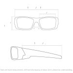 Polarized Rectangle Sunglasses 14 Colors