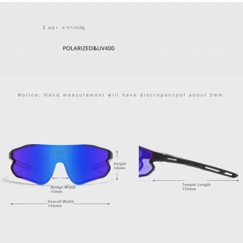Durable TR90 Sports Polarized Sunglasses 0801